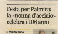 Auguri Palmira per i suoi 106 anni!